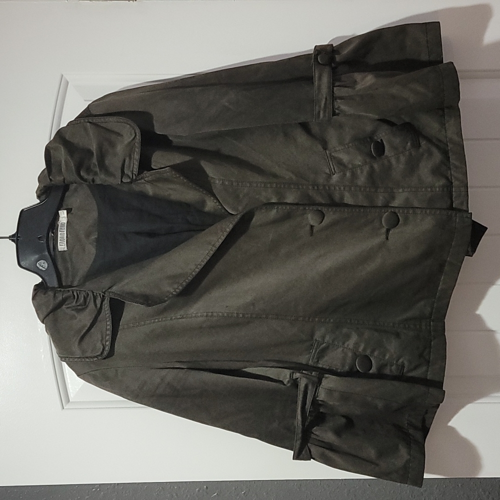 Boutique Monoreno 3/4 sleeved vintage black coat
